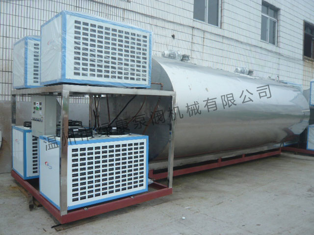 20T单仓卧式制冷罐